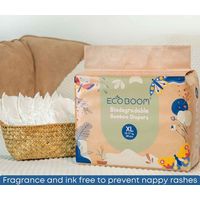 Eco Boom Bamboo Baby Nappies XL (+12Kg)